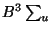 $B^{3}\sum _{u}$
