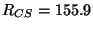 $R_{CS}=155.9$