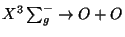 $X^{3}\sum _{g}^{-}\rightarrow O+O$