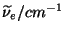 $\widetilde{\nu }_{e}/cm^{-1}$