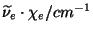 $\widetilde{\nu }_{e}\cdot \chi _{e}/cm^{-1}$