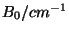 $B_{0}/cm^{-1}$