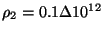 $\rho _{2}=0.110^{12}$
