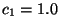 $c_{1}=1.0$