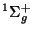 $^{1}\Sigma _{g}^{+}$