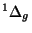 $^{1}\Delta _{g}$