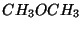 $CH_{3}OCH_{3}$