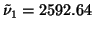 $\tilde{\nu}_1 = 2592.64$