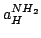 $a_H^{NH_2}$