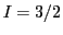 $I=3/2$