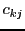 $c_{kj}$