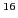 $^{16}$