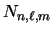 $N_{n,\ell,m}$