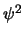 $\psi^2$