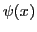 $\psi(x)$