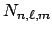 $N_{n,\ell,m}$