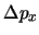 $\Delta p_x$