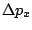 $\Delta p_x$