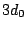 $3d_{0}$