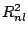 $R_{nl}^2$