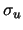 $\sigma_u$