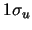 $1 \sigma_u$