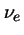 $\nu_e$