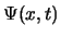 $\Psi(x,t)$