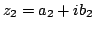 $z_2 = a_2 + i b_2$