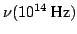 $\nu (10^{14} ~\mbox{Hz})$
