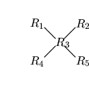 $\xi=500 \yi=500
\csquare{$R_1$}{$R_2$}{$R_3 $}{$R_4$}{$R_5$} $