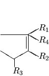 \begin{displaymath}\fuseiii{$R_1$}{$R_2$}{$R_3$}{$R_4$}{Q}{D} \end{displaymath}