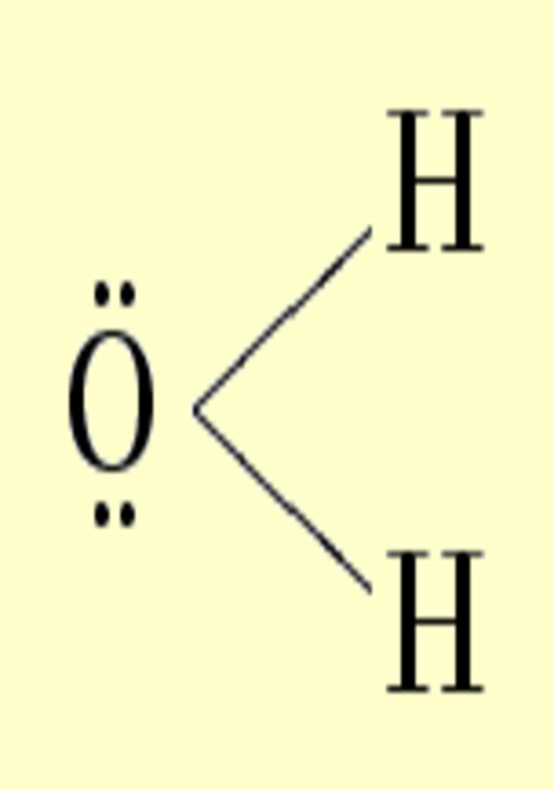 Lewis structure H2O