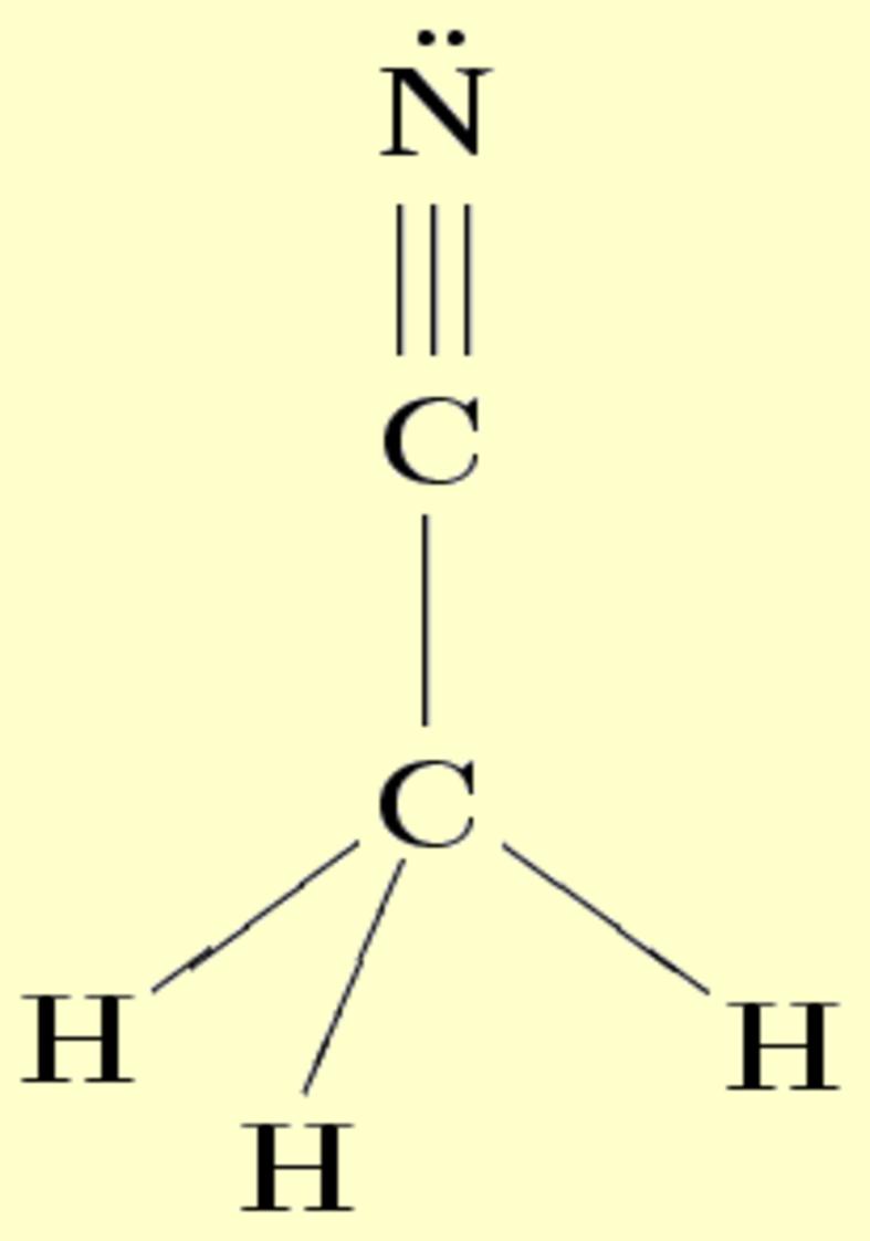 Lewis structure CH3CN